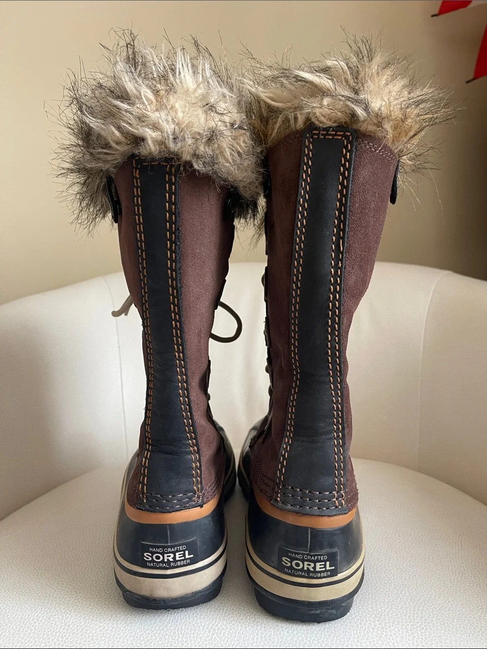 Sorel Joan of Arctic Tall Winter Boots Womens Fur Trim & Waterproof